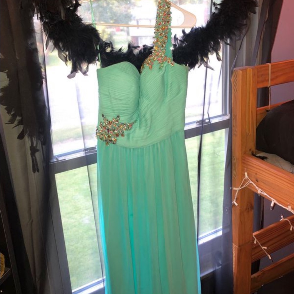 Floor length ball gown